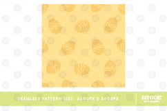 Easter Eggs Bunny Seamless Pattern PNG Sublimation Product Image 5