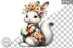 Floral Nursery Animal Sublimation Clipart Bundle Product Image 11