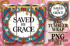 Uplifting Gift 20oz tumbler wrap, Christian Product Image 1