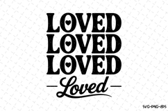 loved SVG | SVG Cut files | Cricut Product Image 1
