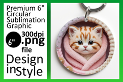 Stylish Circle Design for Keychains , Holiday Pets Product Image 1