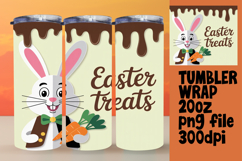 FLAWLESS PNG for 20oz Tumbler , Easter Bunny Product Image 1