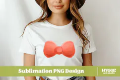 Coquette Easter Bow Sublimation PNG Product Image 2