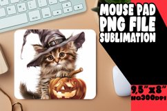 Spooky Pumpkin Animal Mouse Pad PNG Product Image 1