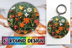 Spring Blossom Round Design PNG Product Image 1