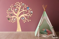 Family Tree Height Chart Bundle | Laser Cut | Glowforge Product Image 18
