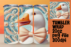 Bright 20oz Tumbler Wrap Design , Goose Product Image 1