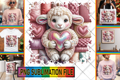 Joyful Sublimation TSHIRT Art, Valenines Animals Product Image 1