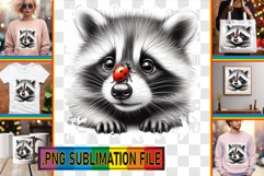 RADIANT TSHIRT Sublimation PNG, Cute Animals Product Image 1