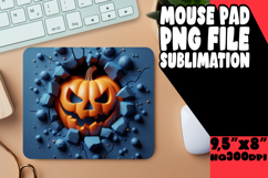 Unique Desk Pad Design Magic, 3D Pumpkin Product Image 1