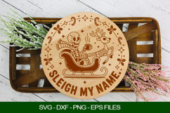 Sleigh my name Cutting Board SVG Product Image 1