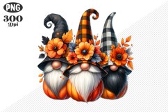 Halloween Gnomes Sublimation - Clipart PNG Design Product Image 1