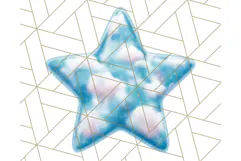 Cute Puffy Star Clipart PNG, 3D Glossy Pastel Stars Clip Art Product Image 3