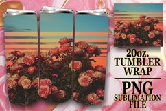 Summer Floral Bliss Sublimation Art - Vintage Whimsy Product Image 1