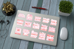 15 Printable Spicy Book Lover Stickers Bundle V1 Product Image 4