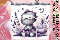 GIFT OF SUNSHINE 20oz TUMBLER WRAP, Cute Dino Product Image 1