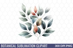 Botanical Sublimation Clipart Product Image 1