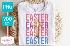 Easter sublimation PNG, Christian cross PNG design Product Image 2
