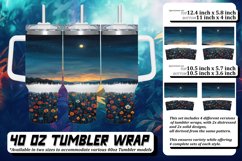 Meadow Melodies Floral Tumbler Wrap Product Image 1