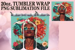 Tropical Majesty: Watercolor Tumbler Design - Summer Vibes Product Image 1