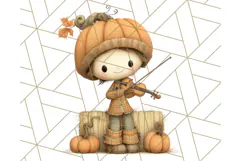 Whimsy Woods Harvest Festival Clipart PNG Files Product Image 3