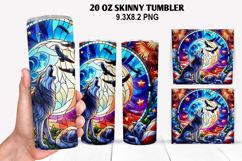 Boxer Skinny Tumbler 20oz Wrap Design,4th of july Tumble PNG Product Image 1