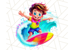 Bright Summer PNG Clipart, Printable Beach Graphics Product Image 3