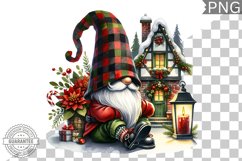 Christmas Gnome Sublimation - Clipart PNG Bundle Product Image 6