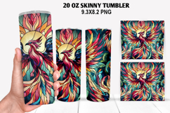 Skinny Tumbler 20oz Wrap Design, Valentine Tumbler PNG Product Image 1