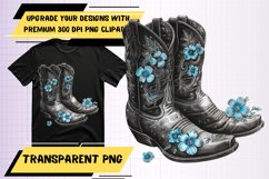Blooming Badlands: Western-themed Sublimation Art Product Image 1