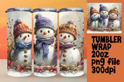 Gingerbread Holiday Wrap 20oz Tumbler Sublimation Design Product Image 1