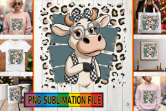 Dazzling TSHIRT Designs Ideas, Cute Cow Product Image 1