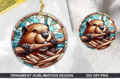 Animals Stained Glass Ornament Bundle, 30 High-Quality PNG Product Image 8