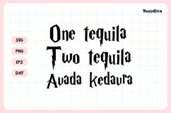 Wizard Bachelorette Party Saying SVG | One Tequila Product Image 3