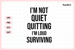 Funny Office Saying SVG | I'm Loud Surviving Product Image 3