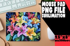 Unique Oil Flower Round Design Sublimation PNG Product Image 1