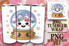 RADIANT ENCOUNTERS 20oz TUMBLER WRAP, Cute Christmas Product Image 1