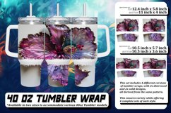 Vibrant Garden: Pattern Sublimation 40oz Product Image 1