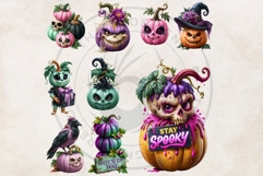 Halloween Curiosities Clipart Set | Spooky Transparent PNG Product Image 14