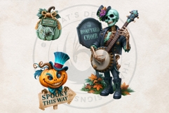 Halloween Curiosities Clipart Set | Spooky Transparent PNG Product Image 15