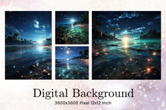 Sea Beach Landscape Background Summer Vacation Wall Art_83 Product Image 1