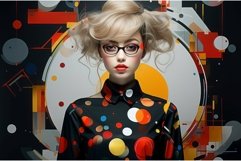 Surreal artistic portrait with abstract elements Product Image 1
