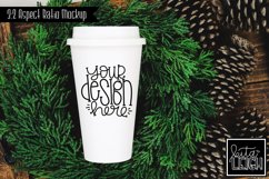 To Go Coffee Pinecone Christmas and Fall Mockup Photo Product Image 1