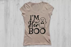 I'm Her Boo Svg, Halloween Svg, Ghost Svg, Boo Svg. Product Image 2