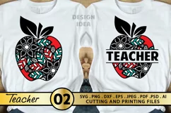Teacher SVG PNG EPS DXF Files for Cutting and Printing Product Image 1