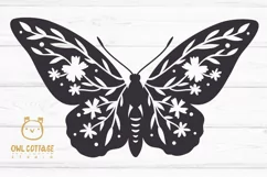 Butterfly SVG, butterfly PNG, butterfly silhouette Product Image 2