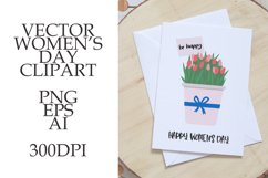 Vector women&#039;s day clipart, Ai, EPS, PNG Product Image 1