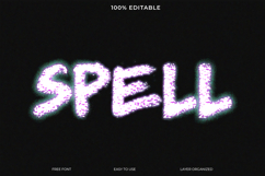 Stylish Spell Text Graphic for Design Projects Product Image 1
