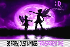 50 FAIRY MAGIC DUST, WINGS TRANSPARENT PNG PHOTOSHOP OVERLAY Product Image 1