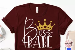 Boss babe - Women Empowerment EPS SVG DXF PNG Product Image 3
